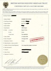BMIHT : Certificat du patrimoine et des services d‘archives du Graal